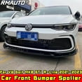 For VW Golf MK8 GTI RLine 20212023 Body Kit Front Bumper Diffuser