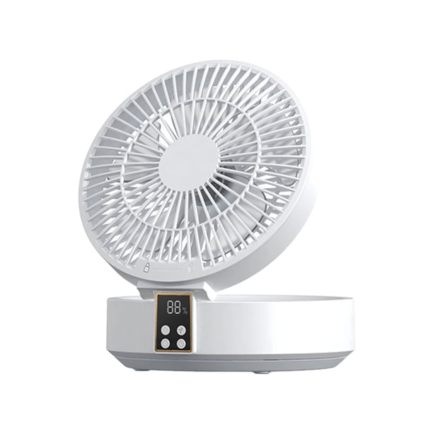Ventilador de refrigeración plegable Control remoto de ventilador montado en la pared recargable para oficina en casa Hugtrwg Para estrenar