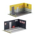 thumbnail image 1 of figatia 2Pcs 1/32 Parking Lot Car Scene Display Diecast Car Garage Background Layout F, 1 of 9