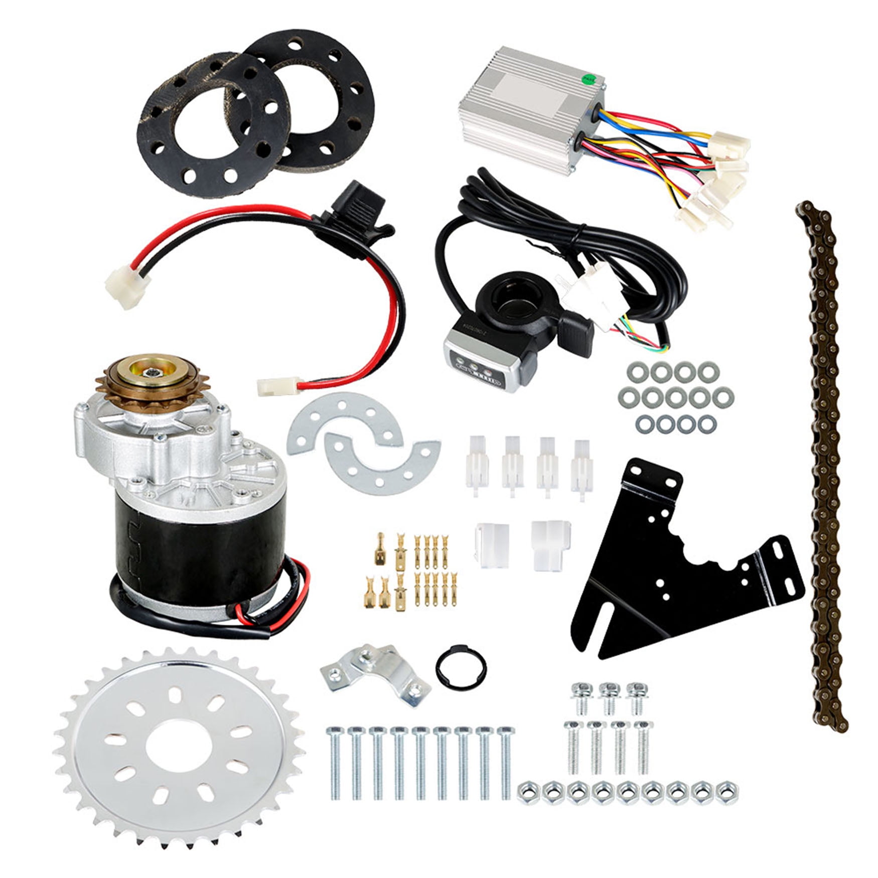 LABLT 36V 250W Electric Bike Conversion Kit Left Chain Drive EBike Conversion Kit Replacement