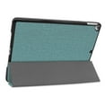 thumbnail image 6 of Allytech iPad 7th Generation Case with Pencil Holder, iPad 10.2 2019 Case, Premium PU Leather Trifold Stand Smart Cover Support Auto Sleep Wake Hard PC Back Shell for Apple iPad 7th Gen,Green, 6 of 9