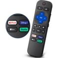 thumbnail image 1 of Remplacement pour Roku-TV-Remote, Compatible avec TCL Roku/Hisense Roku/Onn Roku/Sharp Série Roku Téléviseurs Intelligents (Non Compatible avec Roku Stick et Bo, 1 of 6