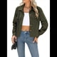 thumbnail image 2 of Chaquetas de con Botones para Mujer, Camisetas de Larga, Tendencia 2025 Verde XXL, 2 of 8