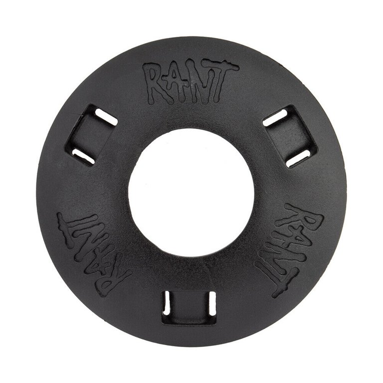 Alienation Illuminati Front Hub - 36H, 14mm Axle, With 2 Plastic Guards, Black, For BMX