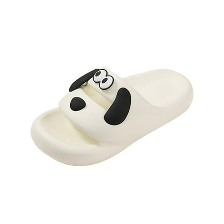 

EVA Sandals Bathroom Floor Slides Shoes Shower Homes Pair of Unisex Slippers White 37-38