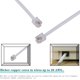 thumbnail image 3 of Cable de extensión para teléfono LanSensu de 30 m con conector RJ11, color blanco, 3 of 8