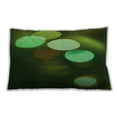 thumbnail image 1 of Ahgly Company Patterned Outdoor Rectangular Dark Lime Green Lumbar Throw Pillow, 13 inch by 19 inch, 1 of 5