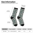 thumbnail image 2 of Bingfone Compression Socks for Women and Men Long Socks for Running Athletic Cycling Nurse- Hedgehogs and Flowers, 2 of 6