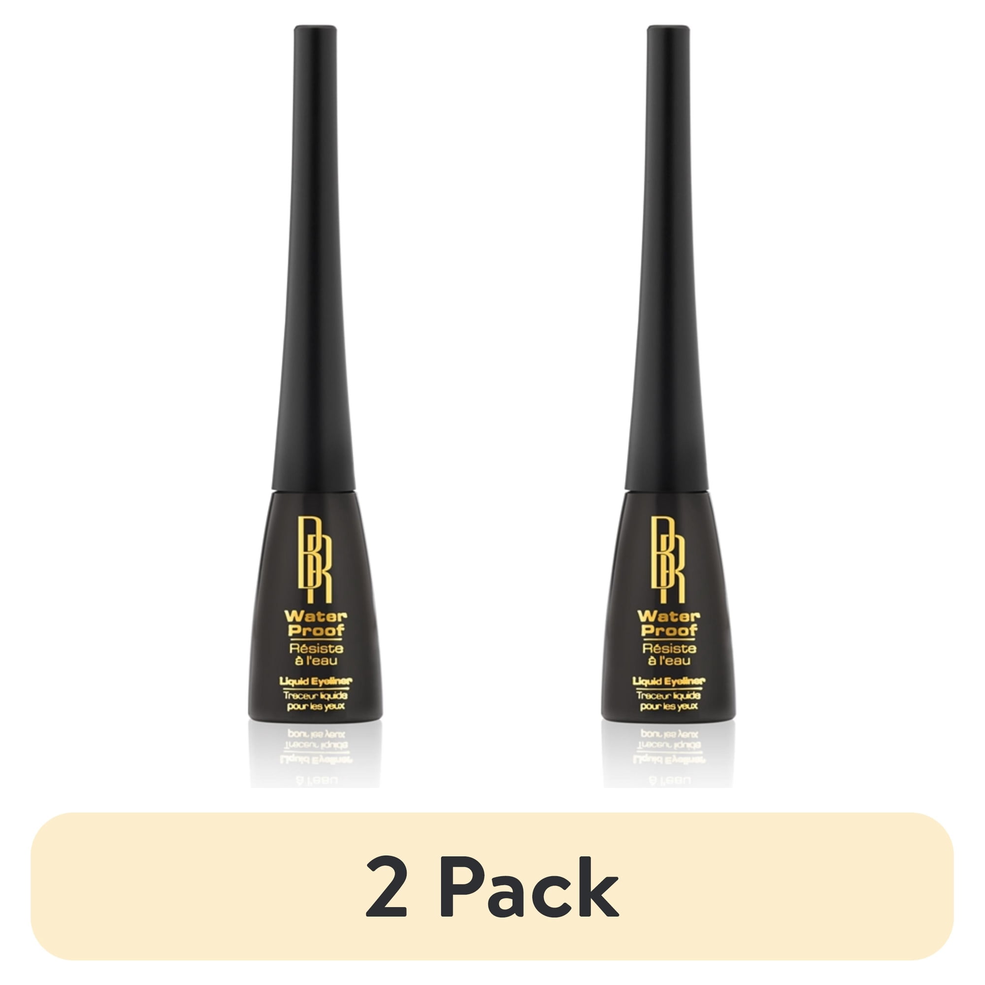 (2 pack) Black Radiance Waterproof Liquid Eyeliner - Black Velvet
