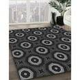 thumbnail image 3 of Ahgly Company Machine Washable Indoor Rectangle Transitional Midnight Gray Area Rugs, 6' x 9', 3 of 7