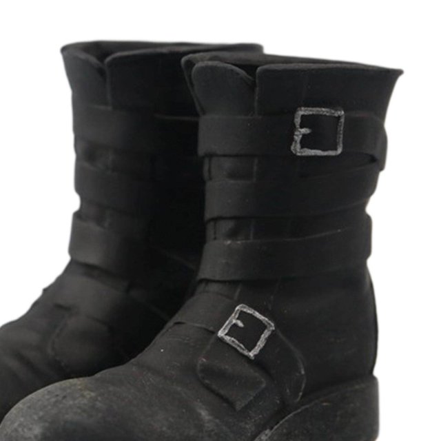 fastboy Miniature 1/6 Scale Combat Boots Shoes Model for 12'' Soldier Action Figure Black