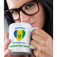 thumbnail image 5 of Custom Ceramic Coffee Mug 11 Ounces Adorable Vincentian Vincy Heart Countries White Tea Cup Personalized Text Here, 5 of 7