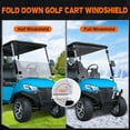 thumbnail image 3 of Nilight Golf Cart Windshield for Front Window Foldable Windproof UV Protection Compatible with Club Car Precedent Gas or Electric 2004-Up, Scratch and Impact Resistant, 3 of 7