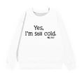 thumbnail image 7 of Elainilye Fashion Girls Crewneck Oversized Sweatshirt Kids Long Sleeve Pullover Tops Baby Sweatshirt Sizes 1-12Y,White, 7 of 7