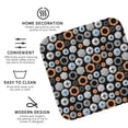 thumbnail image 3 of Vsdgher Colorful Screws Print Leather Coasters for Drinks, Durable Drink Coasters 4 Set for Tabletop Protection, Luxurious Home Décor and Housewarming Gift-Square, 3 of 6