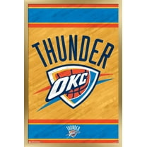 NBA Oklahoma City Thunder - Logo 14 Wall Poster, 22.375" x 34", Framed