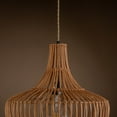 thumbnail image 4 of ELE Light & Decor ELE-BG090720D40 Ailsa 1-Light Brown Pendant Light, 4 of 8