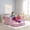 Pink, variant on Umi Patio 4 Pcs Fold Out Toddler Play Couch, Modular Kids Convertible Couch