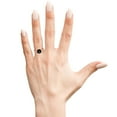 thumbnail image 2 of SuperJeweler 1 Carat Rose Cut Black Diamond Solitaire Engagement Ring In 14 Karat Rose Gold For Women, 2 of 6