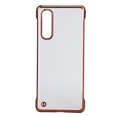thumbnail image 1 of Caja dura galvanizada del teléfono de la PC para la cubierta transparente del teléfono de la mitad de la frontera de OPPO RENO3 Pro, 1 of 8