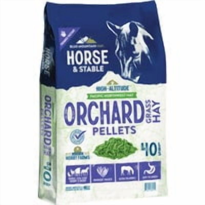 Blue Mountain Hay Orchard Grass Hay Pellets - Pack of 8