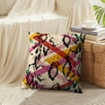 thumbnail image 3 of LALILO Throw Pillow Covers Colorful Graphic Mosaic Nature Ethnic Snake Cushion Cover 18" x 18", 2 Pack, 3 of 6