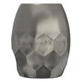 thumbnail image 4 of Allora 16" Contemporary Metal Accent Side Table in Antique Silver, 4 of 9