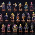 thumbnail image 2 of Figuras de anime de Dragon Ball Z, samurái, Goku, Gohan, Broly, Vegeta, Buu, Freezer, Shahru, colección de postura de pie, modelo, adornos, juguetes, 2 of 5