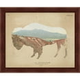 thumbnail image 3 of Great Art Now American Southwest Horse & Buffalo Distressed by Wild Apple Portfolio, 2 Piece Framed Art Set Each 11.25"W x 9.25"H, 3 of 3
