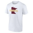 thumbnail image 2 of Men's White Minnesota Golden Gophers Home State T-Shirt, 2 of 3