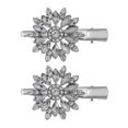thumbnail image 1 of EeaseMX pinzas para el pelo con diamantes de imitación y flores, elegantes pasadores para el pelo para mujer, 1 of 8