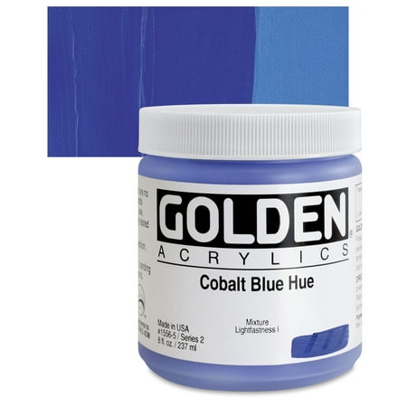 UPC: 0738797155657 | Golden Heavy Body Artist Acrylic  8 oz  Cobalt Blue Hue