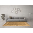 thumbnail image 3 of Ahgly Company Indoor Round Oriental Brown Traditional Area Rugs, 5' Round, 3 of 4