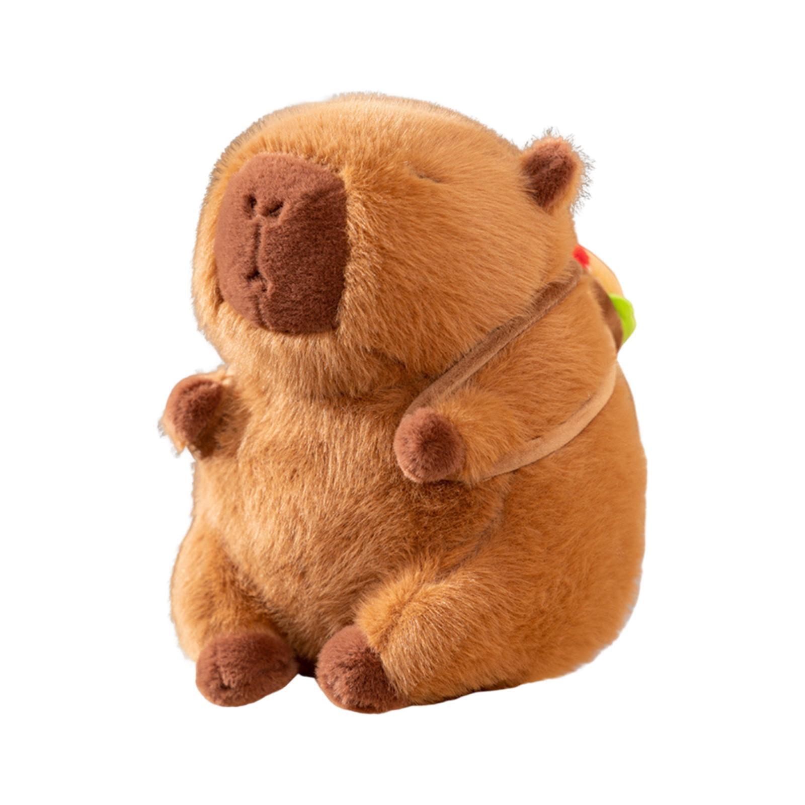LeeQinersw Adorable Capybara Stuffed Animal Cuddly Cartoon Plush Animal Doll Cute Plush Toy 33cm