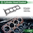 thumbnail image 2 of Junta de Cabeza de Cilindro Unique Bargains Número de Junta de Motor 5189976AA/04884798AB para Dodge Compass 2.4L 2007-2014 Izquierda y Derecha 1 Pcs, 2 of 6