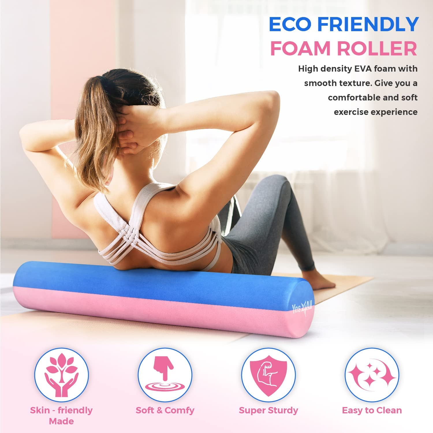 Fitway EVA Foam Roller 60cm - Fitness Experience