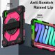 thumbnail image 4 of Funda Resistente a Prueba de Golpes para iPad A16 11 / iPad A16 10, Funda Protectora de Silicona Anti-caída + Capa de PC con Asa Giratoria de 360°, Correa para el Hombro, Rosa Rosado, para iPad A16 1, 4 of 8