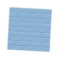 thumbnail image 3 of Paneles de pared Peel and Sticky Paintable Oilproof Brick 3D Brick Wall Sticker Murales de pared para fondo de TV, hogar, decoración azul Gloria Fondo de pantalla, 3 of 9