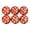 B3 - Red, variant on Aurorax Shatterproof Christmas Ball Ornaments Set,6 Pack Christmas Tree Ornaments Balls Set,Green Floral Green Plastic Christmas Decorations for Home Indoor Xmas Tree