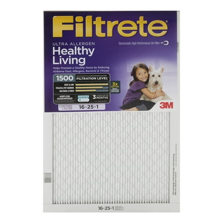 Filtrete Air Filter Ultra Allergen Healthy Living, 1.0 CT