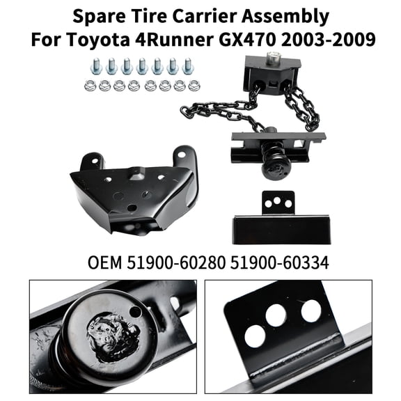 Spare Tire Carrier Assembly 51900-60280 For Toyota 4Runner GX470 2003-2009