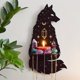 thumbnail image 3 of 1pc, Portavelas De Pared De Madera, Colgante De Candelabro De Animal Creativo, Exhibición De Cristal Interior De Artesanía De Madera De Pared, Estante De Madera De Cristal, Soporte De Palma De Animal, 3 of 3