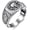 1-Memento Mori Ring, variant on Memento Mori Signet Rings 925 Sterling Silver Gothic Skull Ring Stoic Momento Mori Jewelry Gifts for Men Women