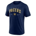 thumbnail image 2 of Men's  Navy Indiana Pacers Backboard Tri-Blend T-Shirt, 2 of 3