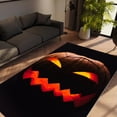 thumbnail image 3 of LaModaHome Non-Slip Rug Halloween Party Rug Washable Mat Child Stain Resistant Living Room Kitchen Carpet - Size: 5,3X3,9ft(160X120cm), 3 of 5