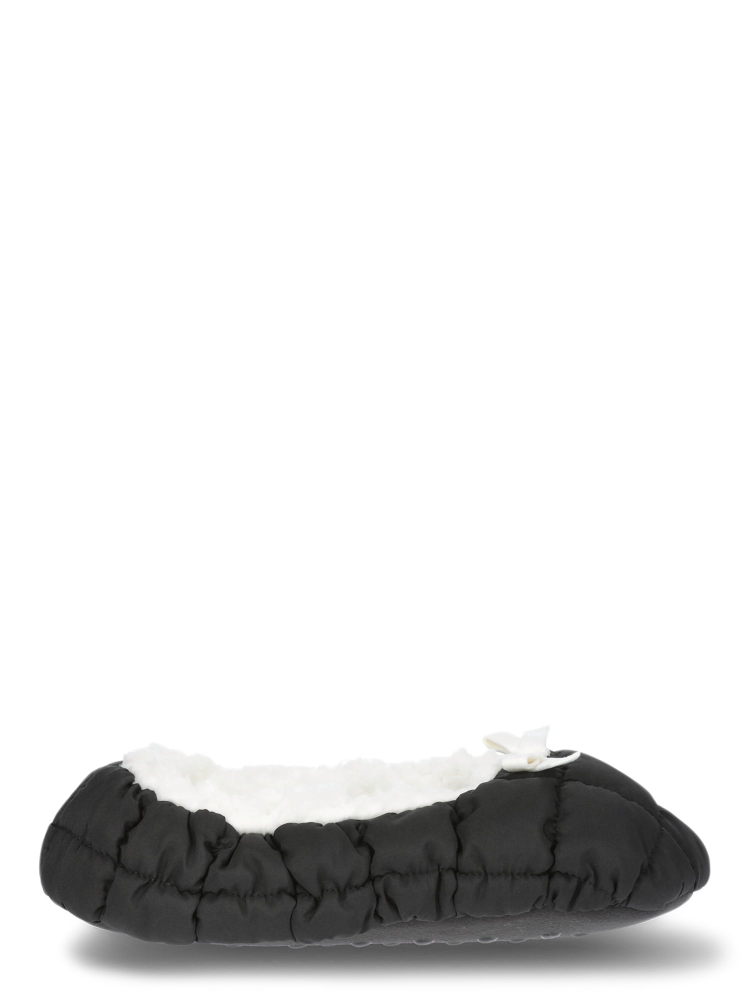 Fuzzy Babba Women’s Puffer Slipper Socks with Faux Fur Lining, 1-Pack, One Size