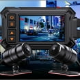 thumbnail image 2 of Motorcycle Dash Cam Dash Camera HD 1080P Dual Lens GPS DVR Dashcam Waterproof Motorbike Video Recorder 32GB ,Easy to Install, 2 of 7
