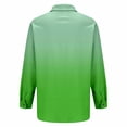 thumbnail image 7 of Breezora Women's Blouse Waffle Texture Button Down Long Sleeve Fall Shirt for Cozy Work and Camping Comfort L Size Green, 7 of 7