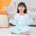 thumbnail image 3 of Pijama de encaje para niños y niñas, traje de franela para el hogar, conjunto de pijamas de invierno, ropa cálida de Navidad, 3 of 4