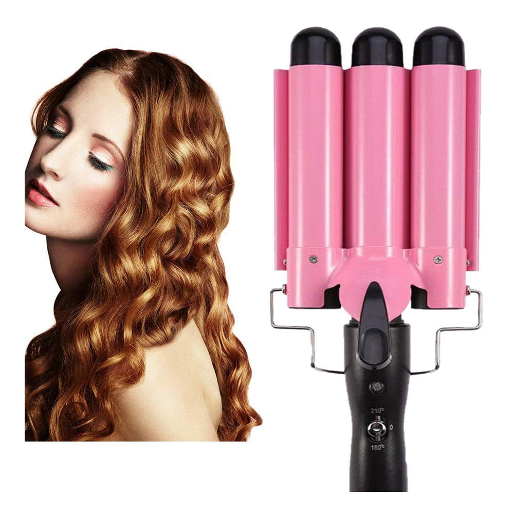 Hair Curling Iron 3 Barrel Wand Temperature Adjustable 25mm Hair Waver  Curling Iron for Long or Short Hair Heat Up Quickly Last Long Curling Iron Hair  Waver Hot Tools for Women or